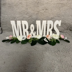 Esküvői asztaldísz mr - esküvő - dekoráció - tábla & jelzés - Meska.hu