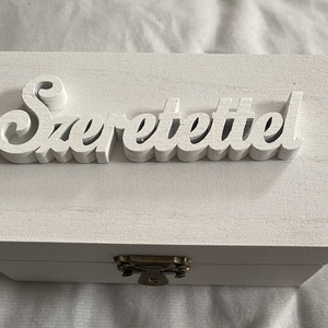 Szappanrózsa doboz felirattal - otthon & életmód - dekoráció - virágdísz és tartó - virágbox, virágdoboz - Meska.hu