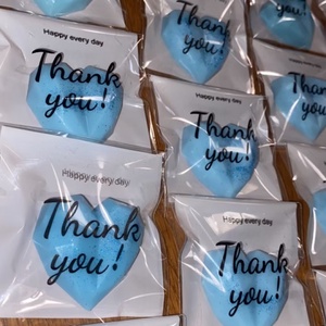 Köszönetajándék gyémánt szív dekorszappan - Meska.hu