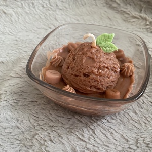 Illatos fagylaltkehely gyertya - otthon & életmód - gyertya, illat, aroma - gyertya - Meska.hu