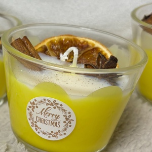 Narancs egyedi illatos gyertya - otthon & életmód - gyertya, illat, aroma - gyertya - Meska.hu