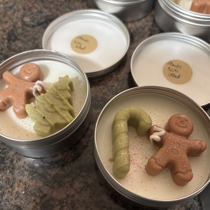 Illatos karácsonyi gyertyák - karácsony - karácsonyi lakásdekoráció - karácsonyi illatgyertya, mécses - Meska.hu