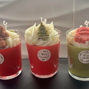 Illatos egyedi szójaviasz Karácsonyi gyertyák - Meska.hu