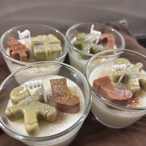 Illatos karácsonyi gyertyák  - kellékek & szerszámok - dekorációs kellékek - dekorációs gyertya - Meska.hu