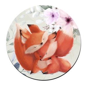 Cuki róka szerelem mintás bögre alátét, , , MESKA