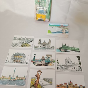 Budapest memória kártya/emlék lap - otthon & életmód - papír, írószer - ajándékozás kellékei - képeslap, üdvözlőlap - Meska.hu