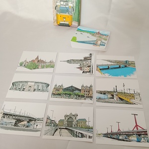 Budapest memória kártya/emlék lap - otthon & életmód - papír, írószer - ajándékozás kellékei - képeslap, üdvözlőlap - Meska.hu