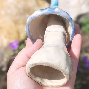 Mesebeli kerámia gomba 15 cm - Meska.hu