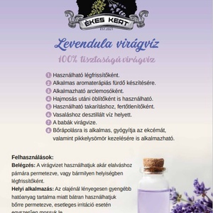 200 ml, Levendula virágvíz (hidrolátum) - szépségápolás - testápolás - speciális bőrápolás - Meska.hu