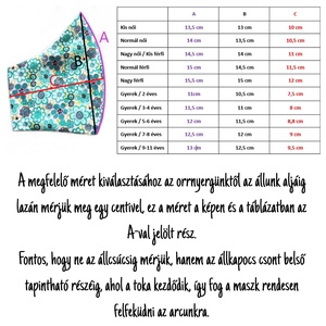 Egyedi szájmaszk / Textil szájmaszk  Pamutvászon szájmaszk  Mosható szájmaszk - női - női - Meska.hu