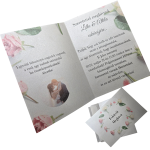 Esküvői meghívók , tanú felkérők, Esküvő, Emlék & Ajándék, Szülőköszöntő ajándék, , MESKA