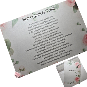 Esküvői meghívók , tanú felkérők - esküvő - emlék & ajándék - szülőköszöntő ajándék - Meska.hu