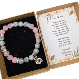 Ballagási ásvány karkötők óvó néniknek, bölcsis néniknek és tanároknak - ékszer - karkötő - ásványkarkötő - Meska.hu