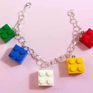 Lego  karkötő - ékszer - karkötő - charm karkötő - Meska.hu