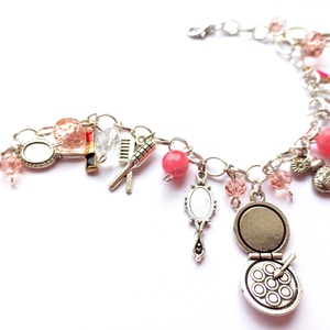 Sminkes, stylist  karkötő - ékszer - karkötő - charm karkötő - Meska.hu