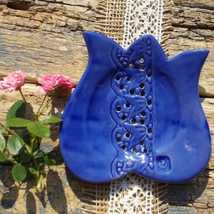 Tulipán szappantartó  -  - Meska.hu Tulipán szappantartó  -  - Meska.hu