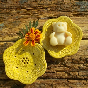 2 db Tenyérnyi szappantartó - otthon & életmód - fürdőszoba - szappantartó - Meska.hu