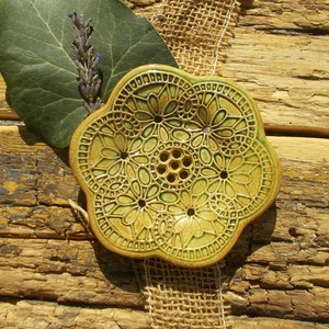 Tenyérnyi szappantartó - otthon & életmód - fürdőszoba - szappantartó - Meska.hu