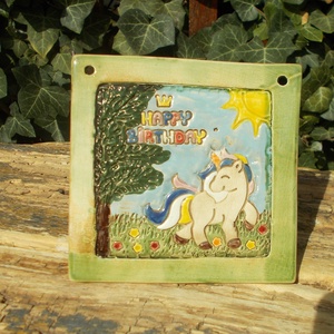 Boldog születésnapot , falikép - otthon & életmód - dekoráció - kép & falikép - táblakép - Meska.hu