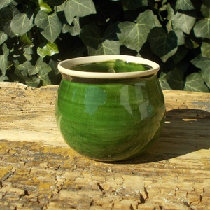 Zöld mécsestartó - otthon & életmód - gyertya, illat, aroma - mécses és mécsestartó - Meska.hu