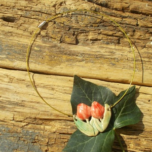 Tulipános nyaklánc - ékszer - nyaklánc - medálos nyaklánc - Meska.hu