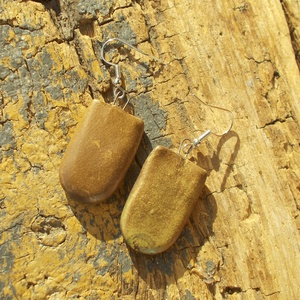 Antikolt fülbevaló - ékszer - fülbevaló - lógó fülbevaló - Meska.hu