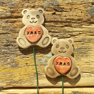 Macik - karácsony - karácsonyi lakásdekoráció - karácsonyfadíszek - Meska.hu