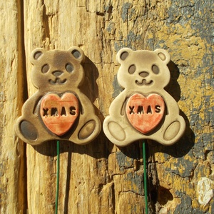 Macik - karácsony - karácsonyi lakásdekoráció - karácsonyfadíszek - Meska.hu