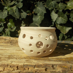 Mécsestartó, Otthon & Életmód, Gyertya, illat, aroma, Mécses és mécsestartó, Agyagozás, MESKA