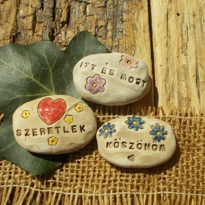 Szavak...., Otthon & Életmód, Dekoráció, Asztal és polc dekoráció, Asztaldísz, Agyagozás, MESKA