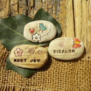 Szavak...., Otthon & Életmód, Dekoráció, Asztal és polc dekoráció, Asztaldísz, Agyagozás, MESKA