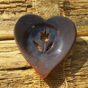 Tulipános szappantartó - otthon & életmód - fürdőszoba - szappantartó - Meska.hu