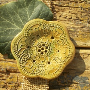 Tenyérnyi szappantartó, Otthon & Életmód, Fürdőszoba, Szappantartó, Kerámia, MESKA