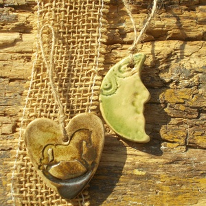 3 db mázas karácsonyfadísz  - karácsony - karácsonyi lakásdekoráció - karácsonyfadíszek - Meska.hu