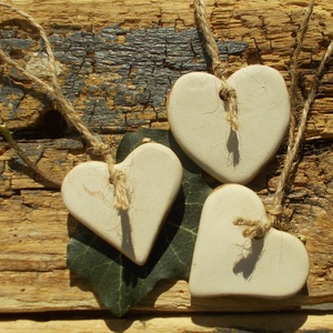 3 db mázas karácsonyfadísz  - karácsony - karácsonyi lakásdekoráció - karácsonyfadíszek - Meska.hu