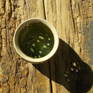 Zöld  színű  mécsestartó - otthon & életmód - gyertya, illat, aroma - mécses és mécsestartó - Meska.hu