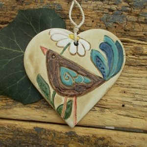 Madárkák, falikép - Meska.hu