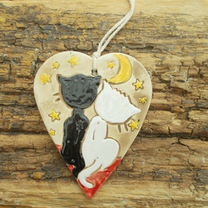 Vidám cicák, falikép - Meska.hu