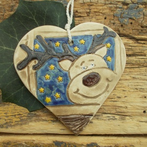 Rudolf :), Otthon & Életmód, Dekoráció, Kép & Falikép, Táblakép, Kerámia, MESKA