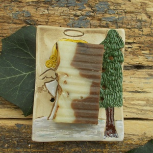 Angyalkás  szappantartó - otthon & életmód - fürdőszoba - szappantartó - Meska.hu