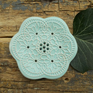 Tenyérnyi szappantartó, Otthon & Életmód, Fürdőszoba, Szappantartó, Kerámia, MESKA