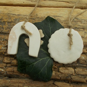 2 db Vintage karácsonyfadísz.  - karácsony - karácsonyi lakásdekoráció - karácsonyfadíszek - Meska.hu