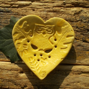 Bagoly az ágak között, Otthon & Életmód, Fürdőszoba, Szappantartó, Kerámia, MESKA