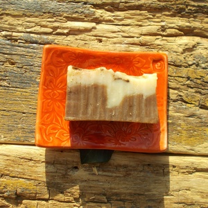 Piros szappantartó - otthon & életmód - fürdőszoba - szappantartó - Meska.hu