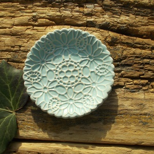 Tenxérnyi szappantartó szappantartó  + gyűrűtartó - otthon & életmód - fürdőszoba - szappantartó - Meska.hu