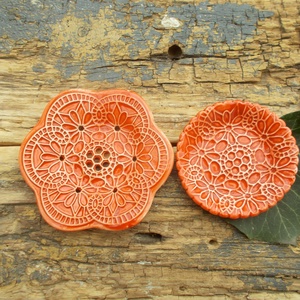 Tenxérnyi szappantartó szappantartó  + gyűrűtartó, Otthon & Életmód, Fürdőszoba, Szappantartó, Kerámia, MESKA