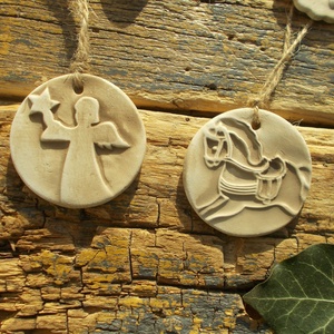 4 db Vintage karácsonyfadísz.  - karácsony - karácsonyi lakásdekoráció - karácsonyfadíszek - Meska.hu