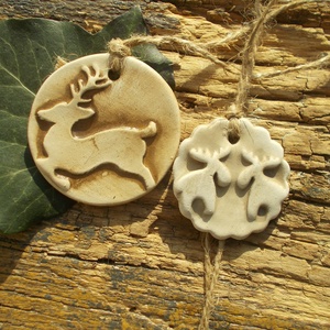 4 db Vintage karácsonyfadísz.  - karácsony - karácsonyi lakásdekoráció - karácsonyfadíszek - Meska.hu