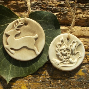 4 db Vintage karácsonyfadísz.  - karácsony - karácsonyi lakásdekoráció - karácsonyfadíszek - Meska.hu