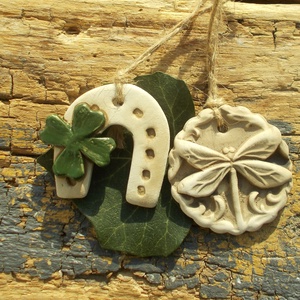 2 db Vintage karácsonyfadísz.  - Meska.hu